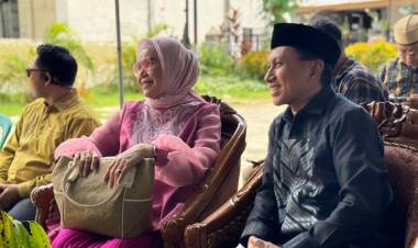 Syamsir Djafar Kiayi Hadiri Halal bi halal Keluarga Besar Uloli Serumpun, Tekankan Pentingnya Silaturahmi