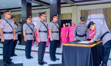 Empat Pejabat Utama Polda Gorontalo Berganti, Simson Zet Ringu Jadi Wakapolda Riau