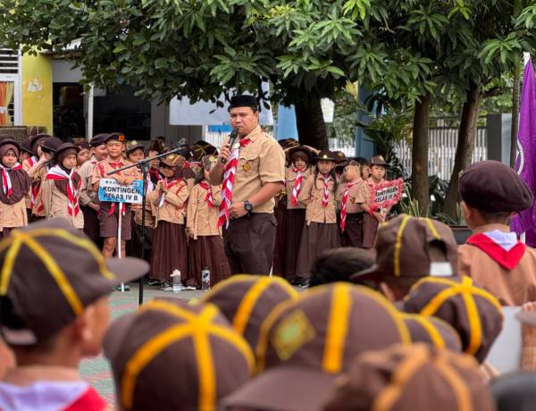 SDN 41 Hulondhalangi Resmi Mulai Program Ekstrakurikuler, Lepas Kontingen Pramuka ke Ajang Nasional