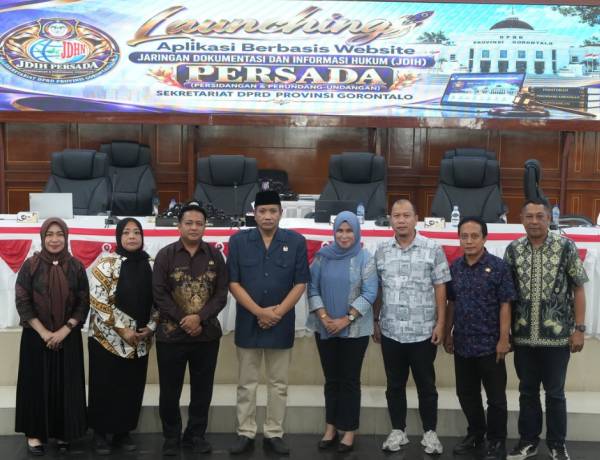 Ridwan Monoarfa Tegaskan JDIH PERSADA Harus Jadi Transformasi Tata Kelola DPRD Gorontalo