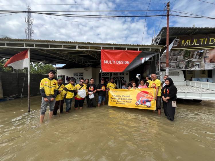 Maxim Indonesia Berikan Bantuan Kepada Korban Banjir Dan Tanah Longsor Di Gorontalo