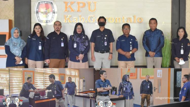 Kunjungan Plt. Sekretaris KPU Provinsi Gorontalo, Tinjau Persiapan Pilkada dan Renovasi Kantor KPU Kabupaten Gorontalo