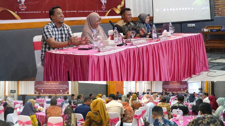 KPU Kabupaten Gorontalo Gelar Rakor Persiapan Pembentukan KPPS