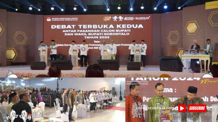 KPU Sukses Gelar Debat Kedua Kandidat Bupati-Wakil Bupati Gorontalo