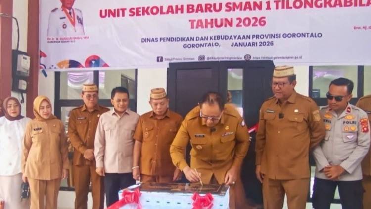 Syamsir Kiayi Hadiri Peresmian SMAN 1 Tilongkabila, Dorong Pemerataan Pendidikan di Bone Bolango