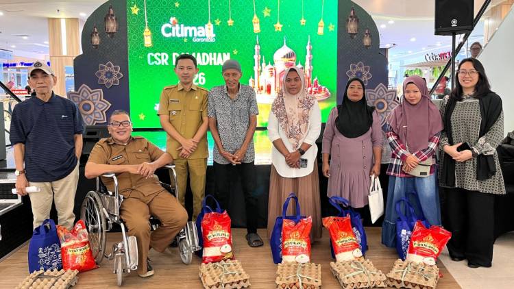 Citimall Gorontalo Gelar CSR Berbagi Berkah Ramadan, 50 Kaum Dhuafa Terima Bantuan