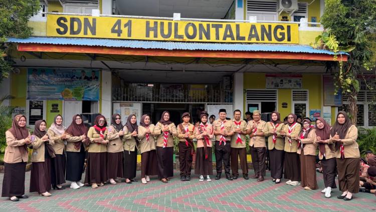 SDN 41 Hulondhalangi Resmi Mulai Program Ekstrakurikuler, Lepas Kontingen Pramuka ke Ajang Nasional