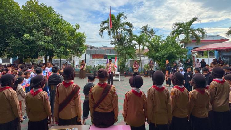 SDN 41 Hulondhalangi Resmi Mulai Program Ekstrakurikuler, Lepas Kontingen Pramuka ke Ajang Nasional
